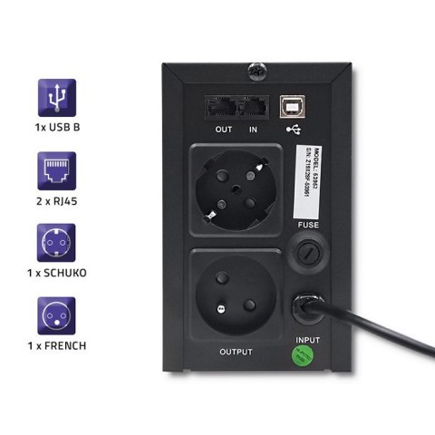 Zasilacz UPS Qoltec Monolith 53952 (TWR; 800VA) Zasilacz UPS Qoltec Monolith 53952 (TWR; 800VA)