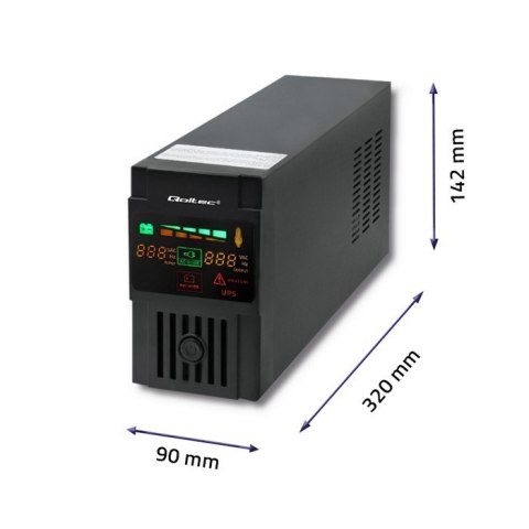 Zasilacz UPS Qoltec Monolith 53952 (TWR; 800VA) Zasilacz UPS Qoltec Monolith 53952 (TWR; 800VA)