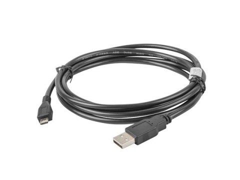 Kabel Lanberg CA-USBM-10CC-0018-BK (USB 2.0 M - Micro USB M; 1,8m; kolor czarny) Kabel Lanberg CA-USBM-10CC-0018-BK (USB 2.0 M - Micro USB M; 1,8m; kolor czarny)