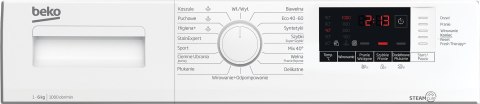 Pralka BEKO WUE6512WWE Pralka BEKO WUE6512WWE