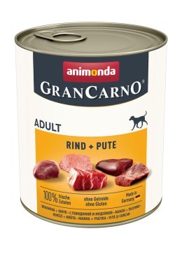 ANIMONDA Grancarno Adult wołowina i indyk - mokra karma dla psa - 400 g