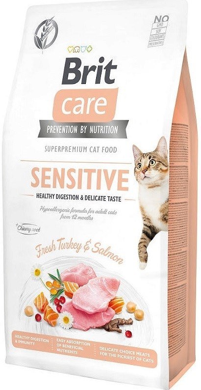 BRIT Care Grain-Free Sensitive Turkey&Salmon - sucha karma dla kota - 7 kg BRIT Care Grain-Free Sensitive Turkey&Salmon - sucha karma dla kota - 7 kg