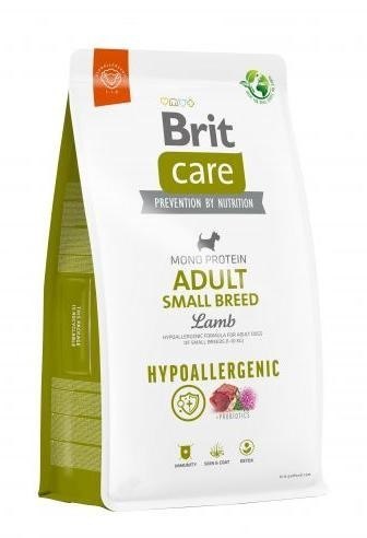 BRIT Care Mono Protein Hypoallergenic Adult Małe rasy Jagnięcina z ryżem - sucha karma dla psa - 3 kg BRIT Care Mono Protein Hypoallergenic Adult Małe rasy Jagnięcina z ryżem - sucha karma dla psa - 3 kg