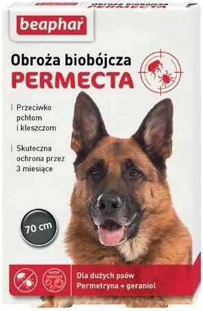 Beaphar obroża biobójcza dla duży pies dług.70cm Beaphar obroża biobójcza dla duży pies dług.70cm