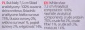 MACED Przysmak dla psa - but biały 7,5 cm