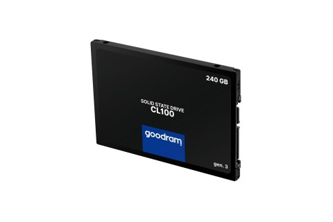 SSD GOODRAM CL100 Gen. 3 240GB SATA III 2,5 RETAIL SSD GOODRAM CL100 Gen. 3 240GB SATA III 2,5 RETAIL