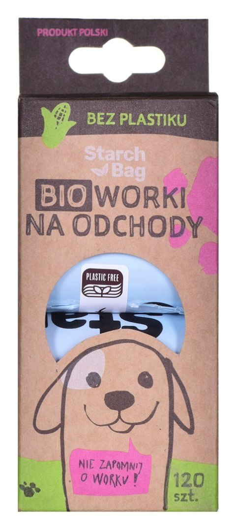 STARCH BAG - bioworki na odchody - 8 x 15 szt. STARCH BAG - bioworki na odchody - 8 x 15 szt.