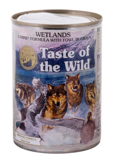 TASTE OF THE WILD Wetlands Canine Formula - mokra karma dla psa - puszka 390 g TASTE OF THE WILD Wetlands Canine Formula - mokra karma dla psa - puszka 390 g