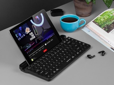 A4TECH KLAWIATURA BEZPRZEWODOWA FSTYLER FBK30 2.4GHZ + BT BLACK A4TKLA47123 A4TECH KLAWIATURA BEZPRZEWODOWA FSTYLER FBK30 2.4GHZ + BT BLACK A4TKLA47123
