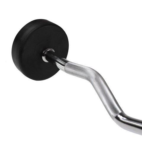 Sztanga/Gryf stały gumowany łamany 25 kg HMS GSL25 Sztanga/Gryf stały gumowany łamany 25 kg HMS GSL25