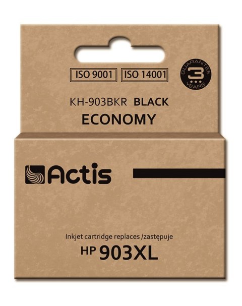 Actis KH-903BKR Tusz (zamiennik HP 903XL T6M15AE; Standard; 30ml; czarny) - Nowy Chip Actis KH-903BKR Tusz (zamiennik HP 903XL T6M15AE; Standard; 30ml; czarny) - Nowy Chip