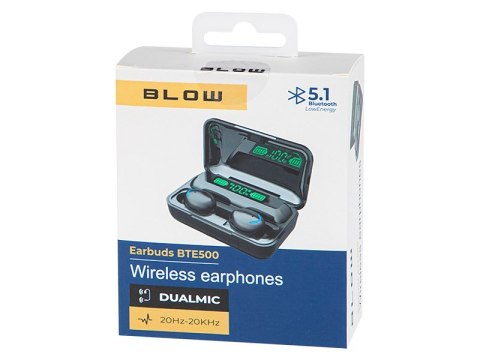 BLOW SŁUCHAWKI EARBUDS BTE500 BLACK BLOW SŁUCHAWKI EARBUDS BTE500 BLACK
