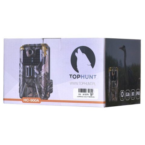 TOPHUNT FOTOPUŁAPKA KAMERA LEŚNA HC900A 2.7K 36MPX 44xIR LED BLACK TOPHUNT FOTOPUŁAPKA KAMERA LEŚNA HC900A 2.7K 36MPX 44xIR LED BLACK