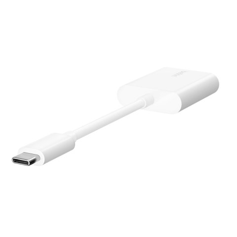 BELKIN ADAPTER DUAL USB-C AUDIO + CHARGE BIAŁY BELKIN ADAPTER DUAL USB-C AUDIO + CHARGE BIAŁY