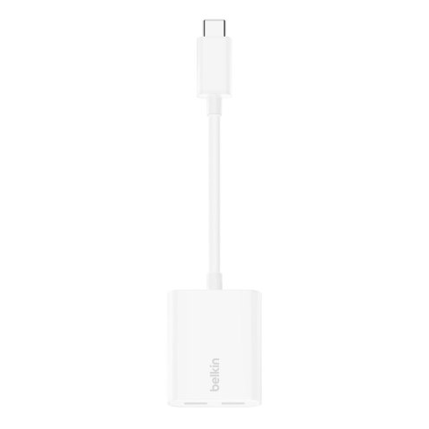 BELKIN ADAPTER DUAL USB-C AUDIO + CHARGE BIAŁY BELKIN ADAPTER DUAL USB-C AUDIO + CHARGE BIAŁY