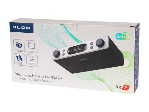 BLOW RADIO KUCHENNE FM/DAB+ RK2 SREBRNE BLOW RADIO KUCHENNE FM/DAB+ RK2 SREBRNE