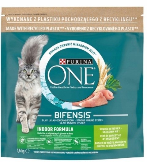PURINA One Bifensis Indoor Formula - sucha karma dla kota - 1,5 kg PURINA One Bifensis Indoor Formula - sucha karma dla kota - 1,5 kg