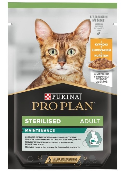 PURINA Pro Plan Cat Sterilised kurczak - mokra karma dla kota - 85 g PURINA Pro Plan Cat Sterilised kurczak - mokra karma dla kota - 85 g