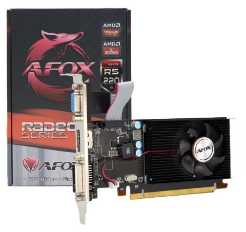 AFOX RADEON R5 220 1GB DDR3 64BIT DVI HDMI VGA LP AFR5220-1024D3L5 AFOX RADEON R5 220 1GB DDR3 64BIT DVI HDMI VGA LP AFR5220-1024D3L5