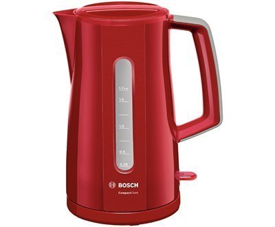 Czajnik elektryczny BOSCH TWK 3A014 (2400W 1.7l; kolor czerwony) (WYPRZEDAŻ)