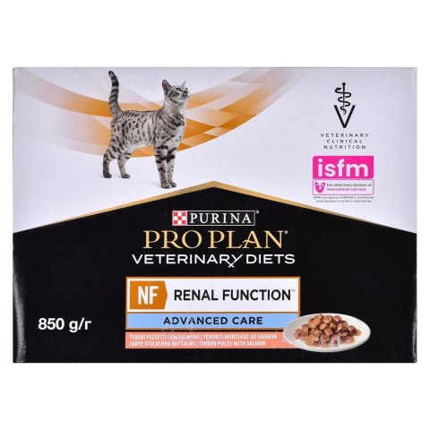 PURINA PVD Feline NF Renal Function ST/OX Łosoś - mokra karma dla kota - 10x85 g PURINA PVD Feline NF Renal Function ST/OX Łosoś - mokra karma dla kota - 10x85 g