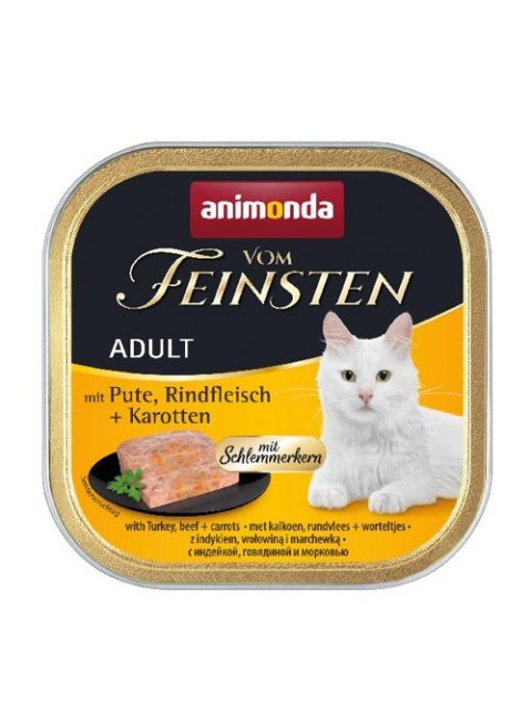 ANIMONDA Vom Feinsten Classic Cat indyk, wołowina i marchewka - mokra karma dla kota - 100 g ANIMONDA Vom Feinsten Classic Cat indyk, wołowina i marchewka - mokra karma dla kota - 100 g