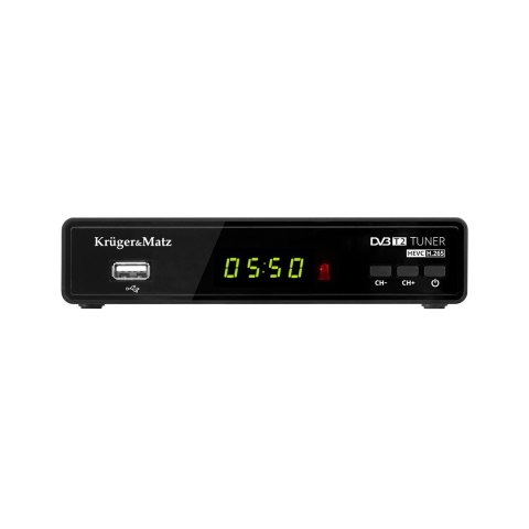 KRUGER & MATZ DEKODER DVB-T2 H.265 HEVC KM055A KRUGER & MATZ DEKODER DVB-T2 H.265 HEVC KM055A
