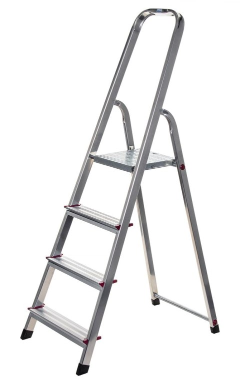 CORDA Drabina domowa aluminiowa 4 stopnie 000705 KRAUSE CORDA Drabina domowa aluminiowa 4 stopnie 000705 KRAUSE