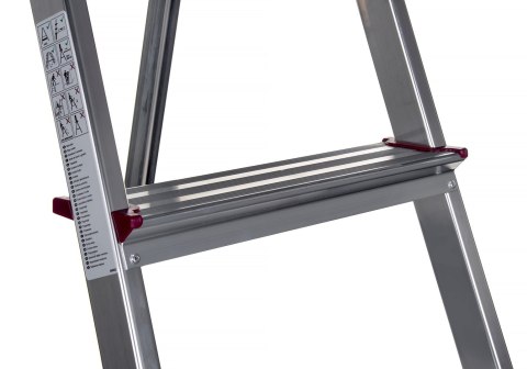 CORDA Drabina domowa aluminiowa 4 stopnie 000705 KRAUSE CORDA Drabina domowa aluminiowa 4 stopnie 000705 KRAUSE