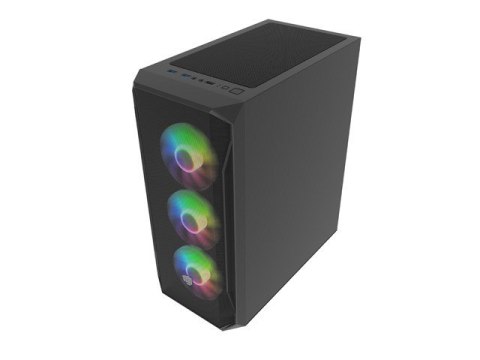 FURY OBUDOWA KOMPUTEROWA FURY SHOBO SH4F RGB MIDI Z OKNEM CZARNA FURY OBUDOWA KOMPUTEROWA FURY SHOBO SH4F RGB MIDI Z OKNEM CZARNA