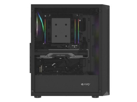 FURY OBUDOWA KOMPUTEROWA FURY SHOBO SH4F RGB MIDI Z OKNEM CZARNA FURY OBUDOWA KOMPUTEROWA FURY SHOBO SH4F RGB MIDI Z OKNEM CZARNA
