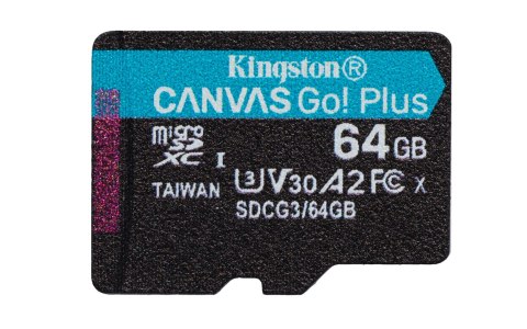 KINGSTON microSDXC Canvas Go Plus 64GB + adapter KINGSTON microSDXC Canvas Go Plus 64GB + adapter
