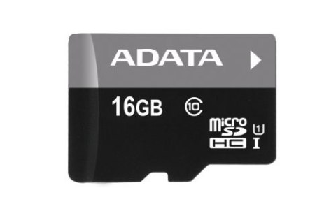 Karta pamięci ADATA Premier AUSDH16GUICL10-RA1 (16GB; Class 10; Adapter) Karta pamięci ADATA Premier AUSDH16GUICL10-RA1 (16GB; Class 10; Adapter)