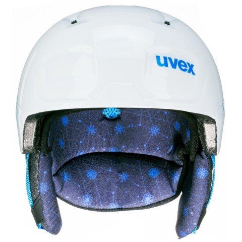 Kask narciarski dziecięcy Uvex Manic Caterpillar biały 46-50 Kask narciarski dziecięcy Uvex Manic Caterpillar biały 46-50