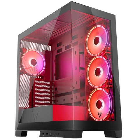 MODECOM OBUDOWA VOLCANO SPACE APEX ARGB MIDI CZARNA MODECOM OBUDOWA VOLCANO SPACE APEX ARGB MIDI CZARNA