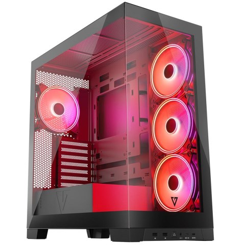 MODECOM OBUDOWA VOLCANO SPACE APEX ARGB MIDI CZARNA MODECOM OBUDOWA VOLCANO SPACE APEX ARGB MIDI CZARNA