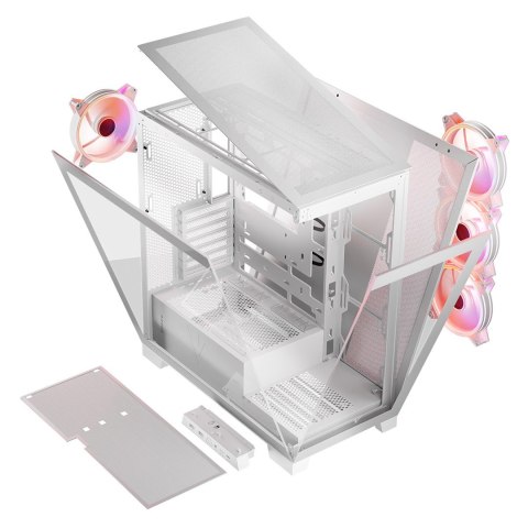 MODECOM OBUDOWA VOLCNO SPACE APEX ARGB MIDI WHITE MODECOM OBUDOWA VOLCNO SPACE APEX ARGB MIDI WHITE