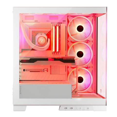 MODECOM OBUDOWA VOLCNO SPACE APEX ARGB MIDI WHITE MODECOM OBUDOWA VOLCNO SPACE APEX ARGB MIDI WHITE