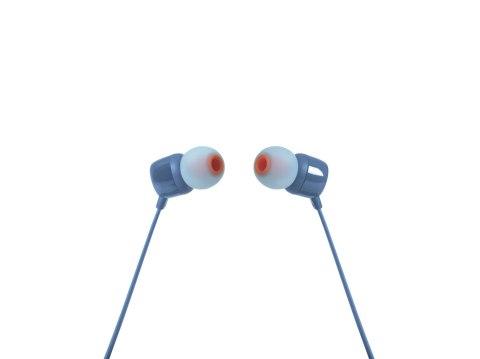 Słuchawki JBL T110 (niebieskie, z mikrofonem) Słuchawki JBL T110 (niebieskie, z mikrofonem)
