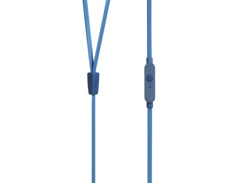 Słuchawki JBL T110 (niebieskie, z mikrofonem) Słuchawki JBL T110 (niebieskie, z mikrofonem)