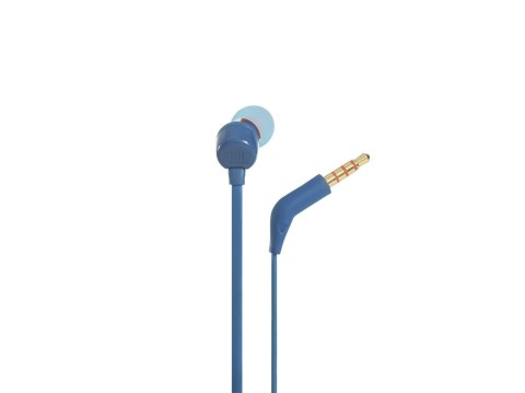 Słuchawki JBL T110 (niebieskie, z mikrofonem) Słuchawki JBL T110 (niebieskie, z mikrofonem)