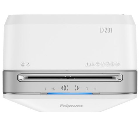 Fellowes Niszczarka osobista LX201 biała, 22L Fellowes Niszczarka osobista LX201 biała, 22L