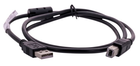 LANBERG KABEL USB-A -> USB-B M/M 1M (FERRYT, CZARNY) CA-USBA-11CC-0010-BK LANBERG KABEL USB-A -> USB-B M/M 1M (FERRYT, CZARNY) CA-USBA-11CC-0010-BK