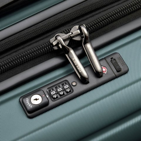 Delsey Walizka SHADOW 5.0 75cm 4 DOUBLE WHEELS EXPANDABLE TROLLEY CASE ZIELONY Delsey Walizka SHADOW 5.0 75cm 4 DOUBLE WHEELS EXPANDABLE TROLLEY CASE ZIELONY
