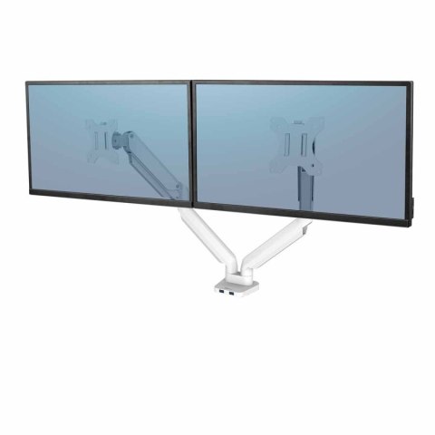 Fellowes Ergonomia ramię na 2 monitory - seria Platinum, białe Fellowes Ergonomia ramię na 2 monitory - seria Platinum, białe