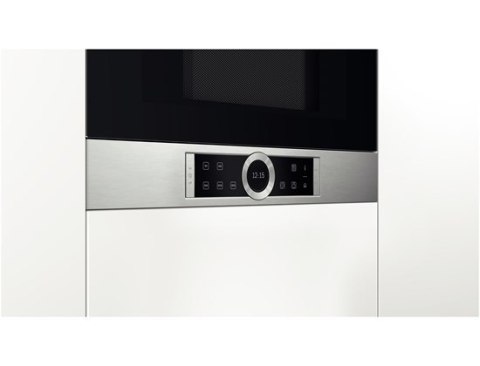 Kuchenka mikrofalowa BOSCH BFL634GS1 (900W; 21l; kolor inox) Kuchenka mikrofalowa BOSCH BFL634GS1 (900W; 21l; kolor inox)