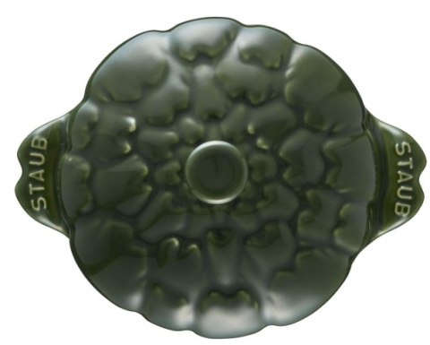Mini Cocotte ceramiczny okrągły karczoch STAUB 40500-326-0 - zielony 470 ml Mini Cocotte ceramiczny okrągły karczoch STAUB 40500-326-0 - zielony 470 ml