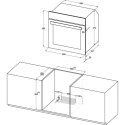 Piekarnik elektryczny do zabudowy MPM-63-BO-27