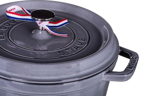 STAUB Garnek żeliwny okrągły 40500-246-0 3,8l grafitowy STAUB Garnek żeliwny okrągły 40500-246-0 3,8l grafitowy