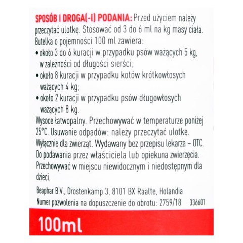 Beaphar FIPROtec Sprej dla zwierząt 2,5mg Beaphar FIPROtec Sprej dla zwierząt 2,5mg